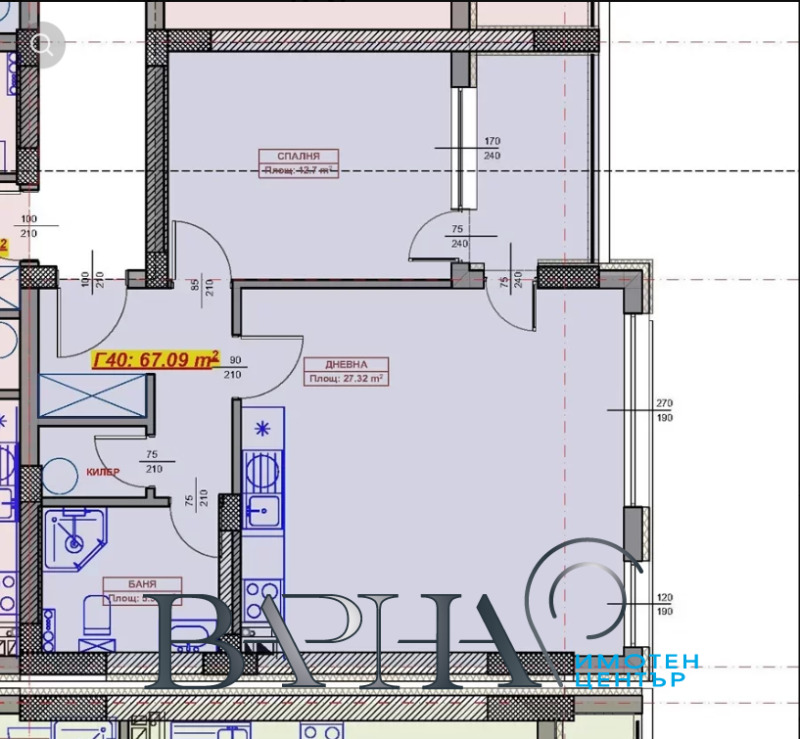 En venta  1 dormitorio Varna , Vazrazhdane 1 , 80 metros cuadrados | 50446719 - imagen [3]