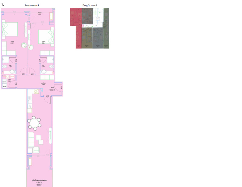 Продается  2 спальни София , Малинова долина , 132 кв.м | 88828513 - изображение [3]