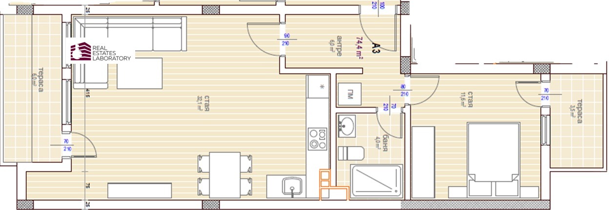 Продава 2-СТАЕН, гр. София, Редута, снимка 4 - Апартаменти - 53881230