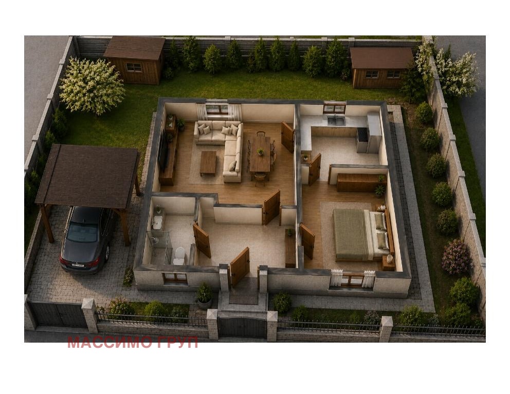 Продава КЪЩА, гр. Перник, Могиличе, снимка 2 - Къщи - 55305977