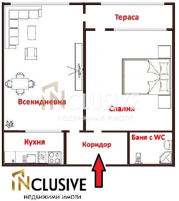 Продаја  1 спаваћа соба Софија , Младост 2 , 48 м2 | 97785560 - слика [11]