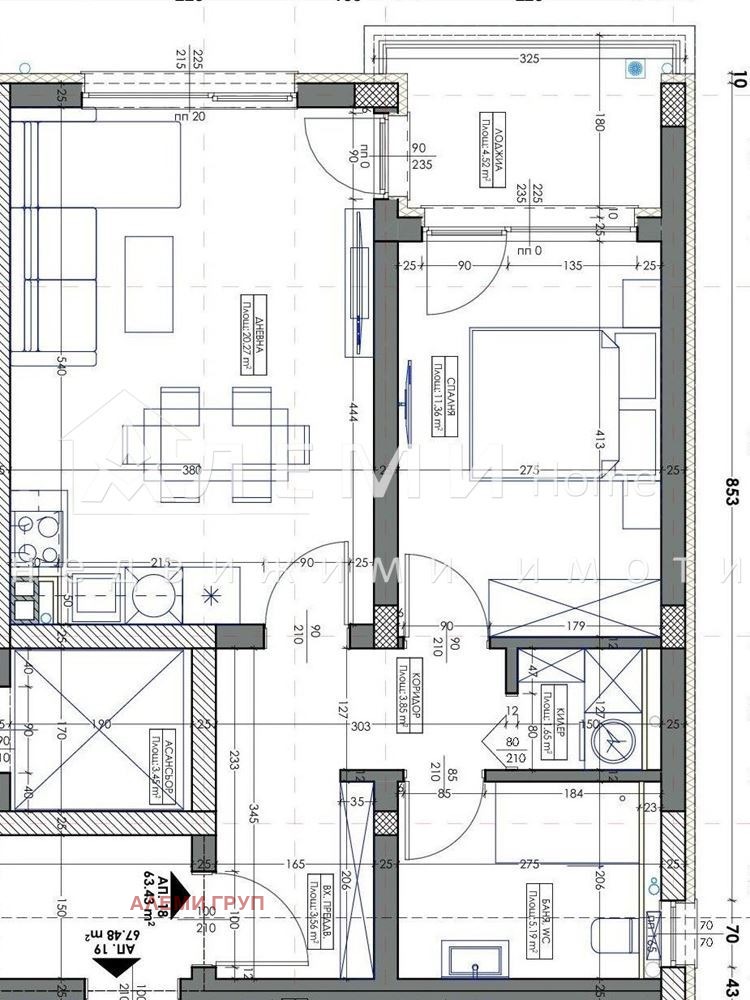 Продава 2-СТАЕН, град Варна, Владислав Варненчик 1 • 98742 € / 193122.57 лв. • 41883008 1