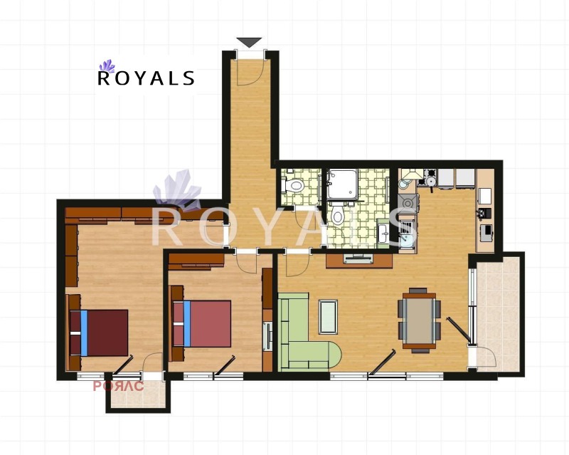In vendita  2 camere da letto Varna , Vladislav Varnenchik 1 , 122 mq | 33165070 - Immagine [2]