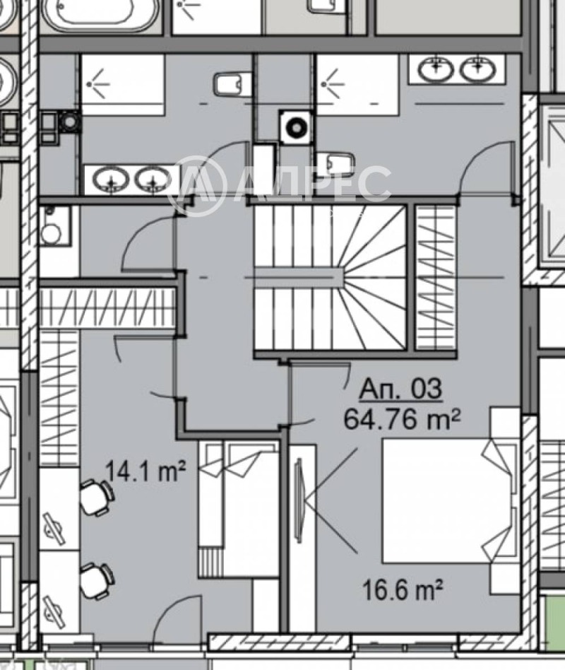 Продава 3-СТАЕН, гр. София, Хладилника, снимка 4 - Апартаменти - 53520145