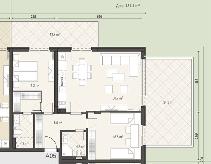 De vânzare  2 dormitoare Sofia , Malinova dolina , 316 mp | 75484113