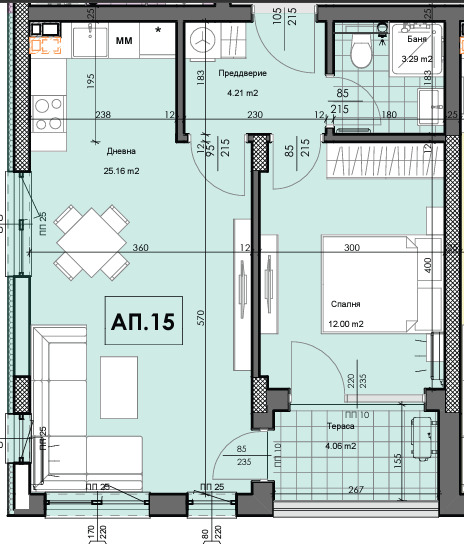 À vendre  1 chambre Plovdiv , Karchiyaka , 70 m² | 89972058 - image [2]