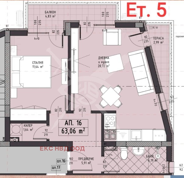 Продава 2-СТАЕН, гр. Пловдив, Христо Смирненски, снимка 1 - Aпартаменти - 47435290