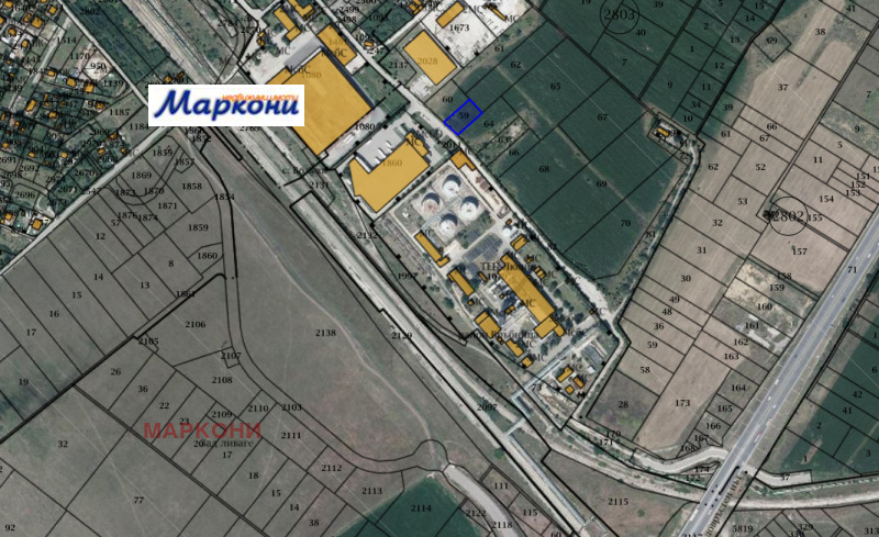 Продава ПАРЦЕЛ в град София, Обеля - 1300 кв.м / 130 000 € » 254 257.90 лв., МАРКОНИ