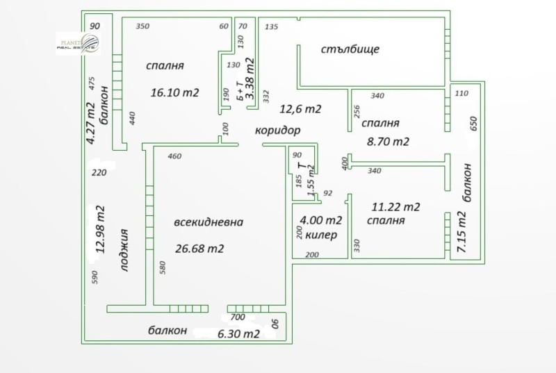 Продава 4-СТАЕН, гр. Варна, Аспарухово, снимка 11 - Aпартаменти - 46724056