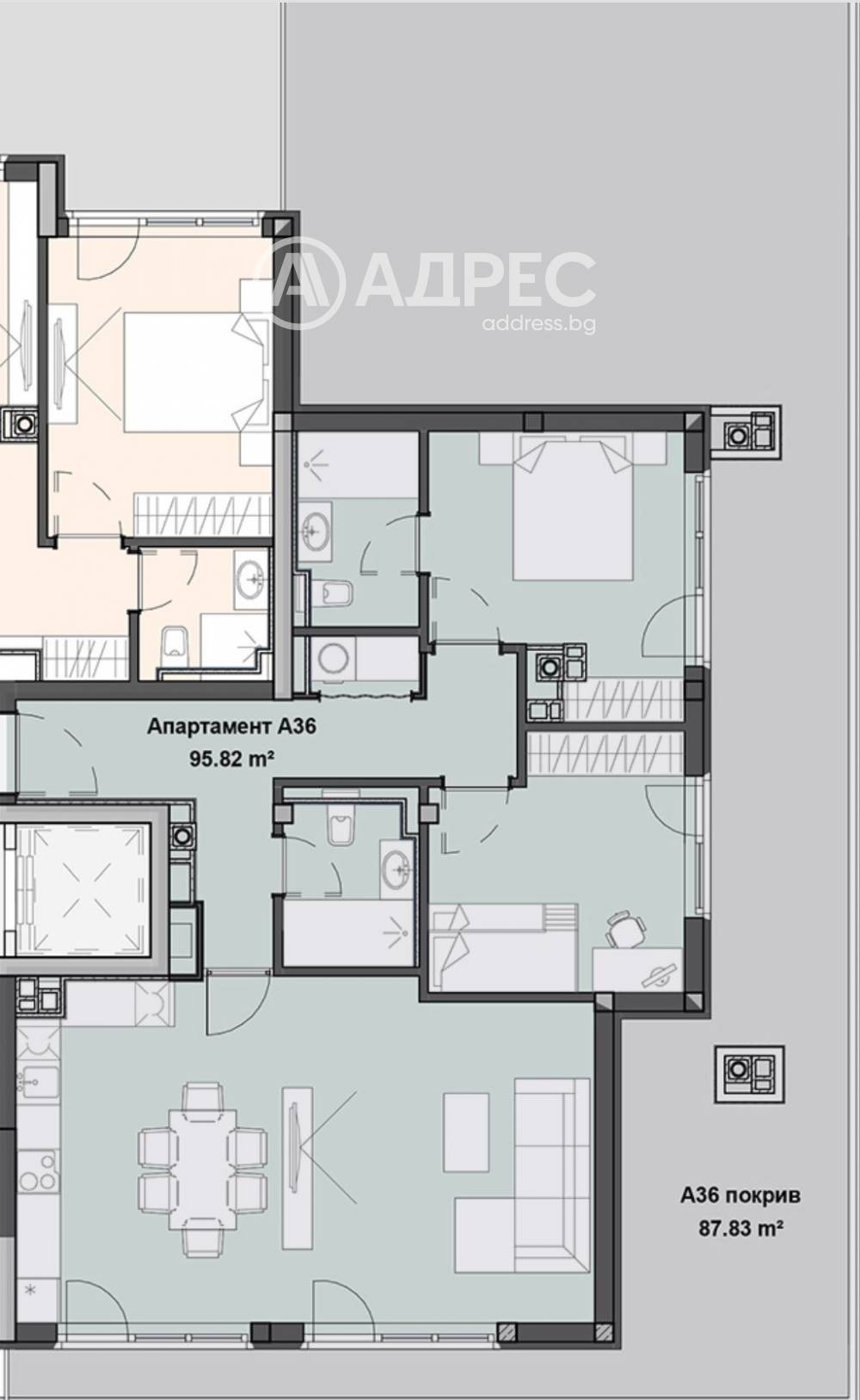 Продава 3-СТАЕН, гр. София, Кръстова вада, снимка 4 - Апартаменти - 54110698