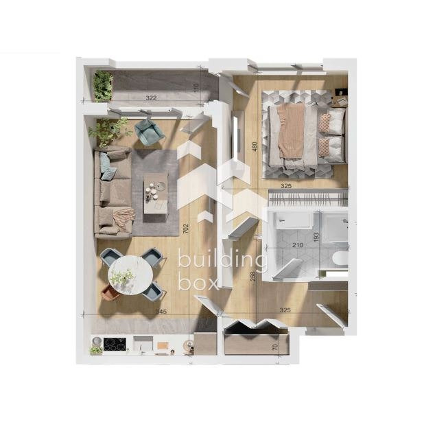 Myytävänä  1 makuuhuone Plovdiv , Trakija , 73 neliömetriä | 35523737 - kuva [5]