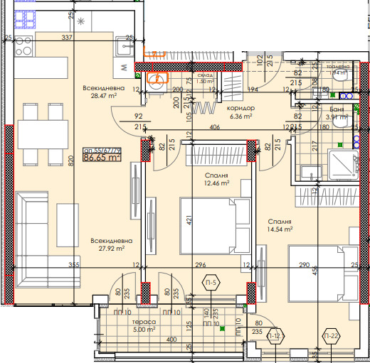 Продава 3-СТАЕН, гр. Пловдив, Тракия