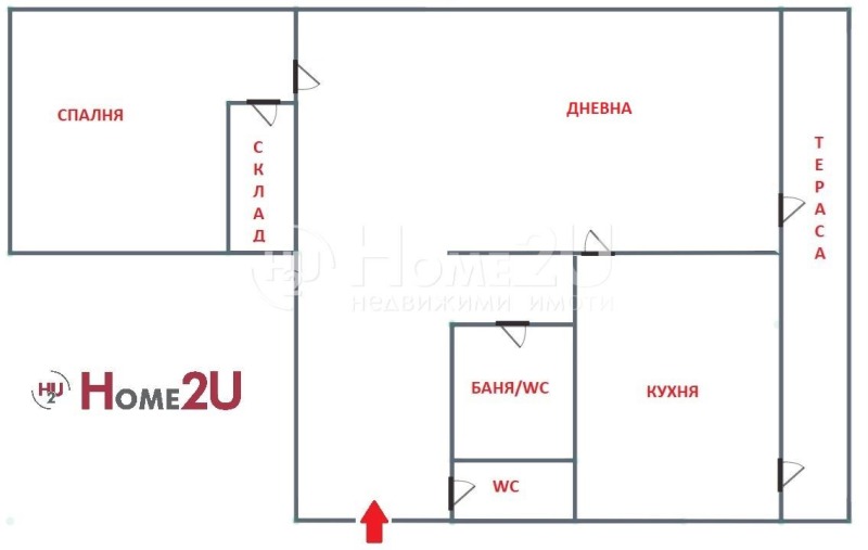 Продава 3-СТАЕН, гр. София, Борово, снимка 2 - Aпартаменти - 48101700