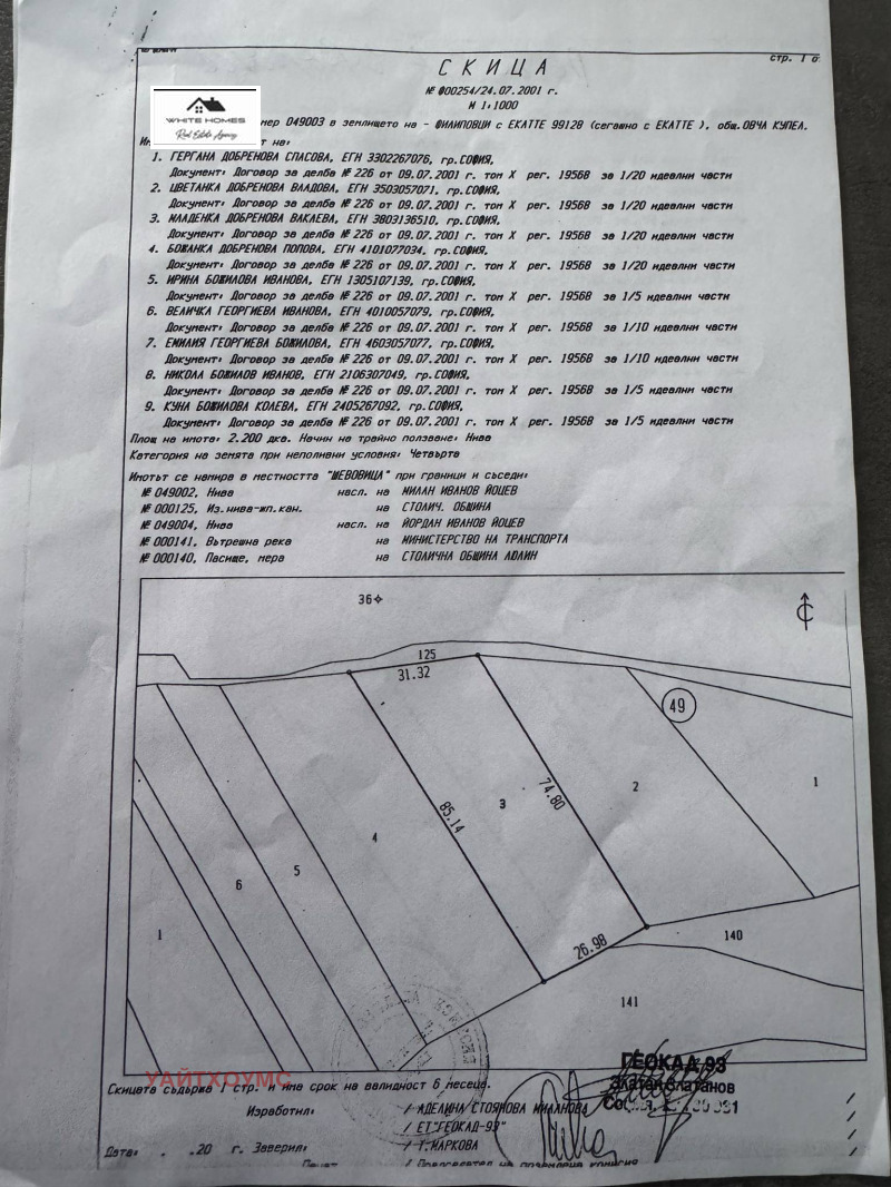 Til salg  Jord region Sofia , Sofia , 20 dka | 61277681 - billede [8]