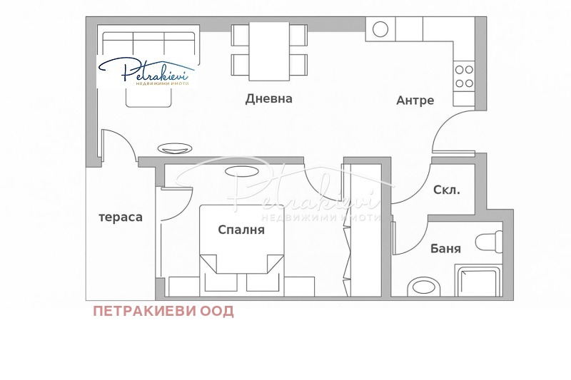 Te koop  1 slaapkamer Burgas , Slavejkov , 69 m² | 67208906 - afbeelding [5]