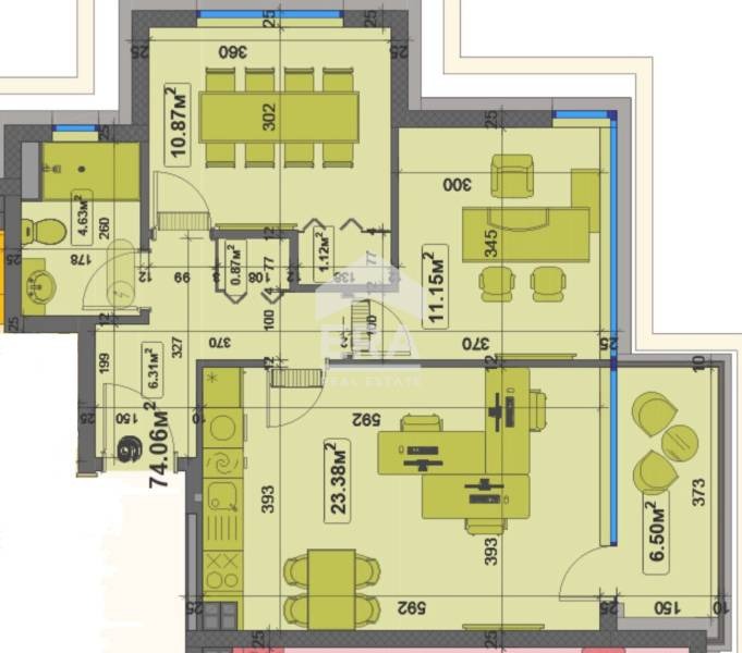 Te koop  2 slaapkamers Varna , Tsjajka , 89 m² | 12081090 - afbeelding [4]