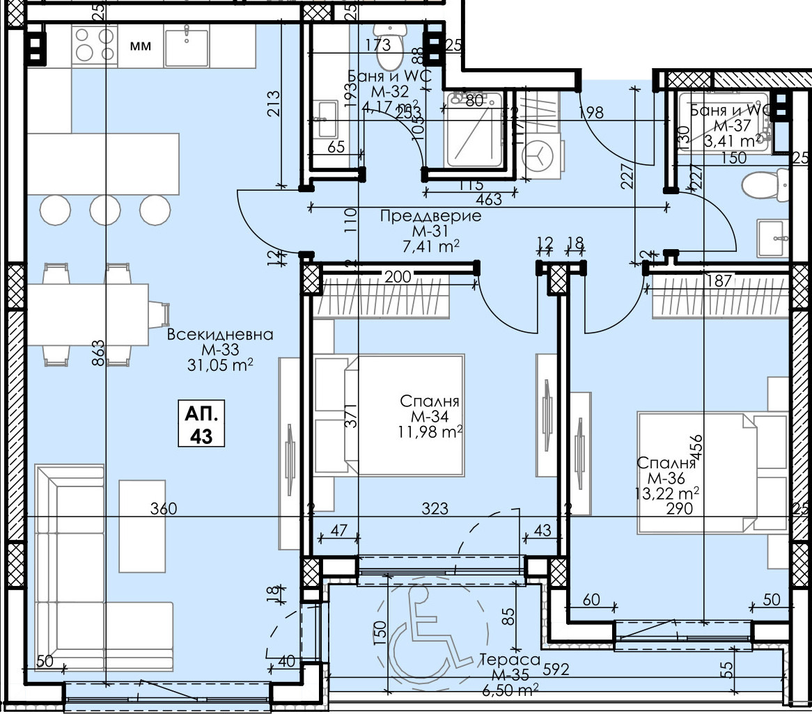 Продава 3-СТАЕН, гр. Асеновград, област Пловдив, снимка 2 - Апартаменти - 50357900