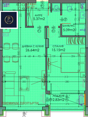 1 camera da letto Kamenitsa 2, Plovdiv 3