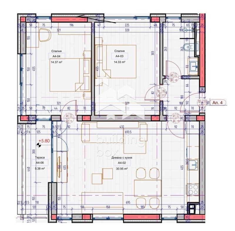 In vendita  2 camere da letto Sofia , Dragalevtsi , 110 mq | 22453026 - Immagine [3]