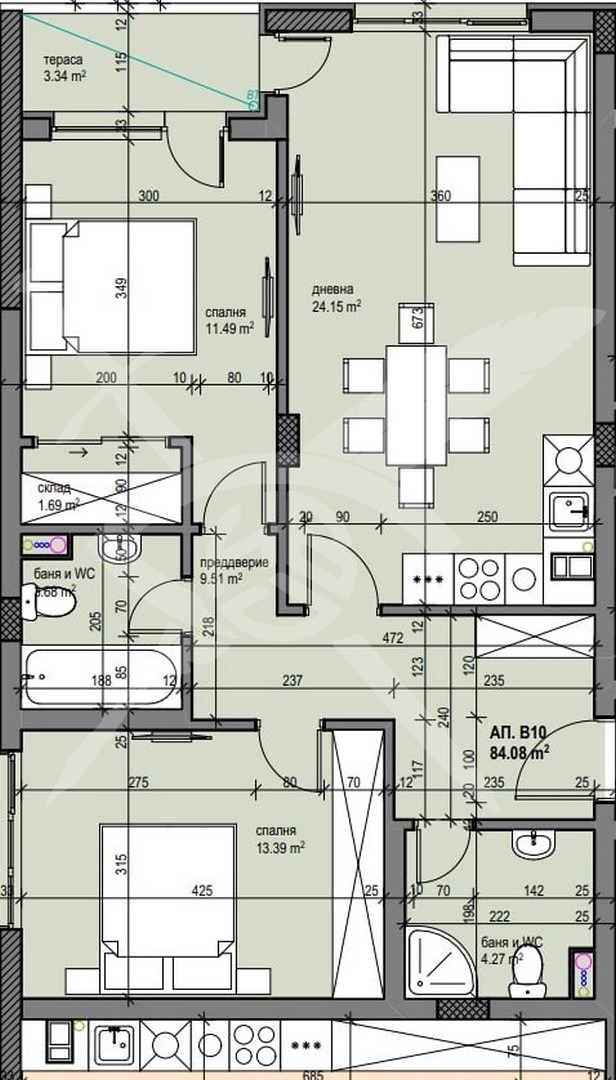 Продава 3-СТАЕН, гр. София, Овча купел 2, снимка 7 - Апартаменти - 52842164