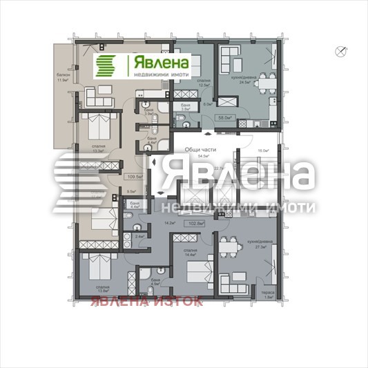 For Sale  1 bedroom Sofia , Krasno selo , 70 sq.m | 20799289 - image [2]