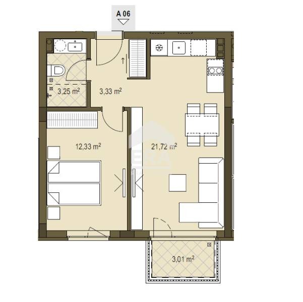 In vendita  1 camera da letto Sofia , Vrabnitsa 1 , 61 mq | 99969634 - Immagine [4]