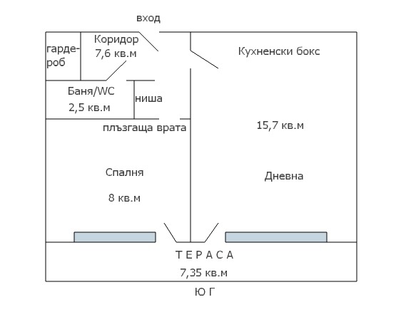 Продава 2-СТАЕН, гр. Варна, Чайка, снимка 17 - Апартаменти - 54590226