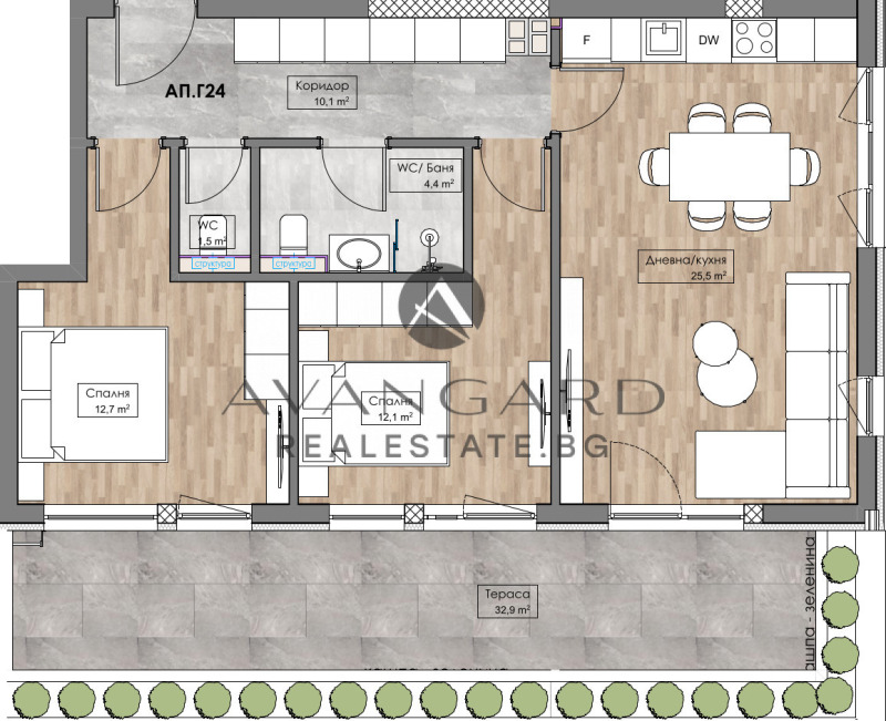 En venta  2 dormitorios Plovdiv , Karshiyaka , 124 metros cuadrados | 11009845 - imagen [2]