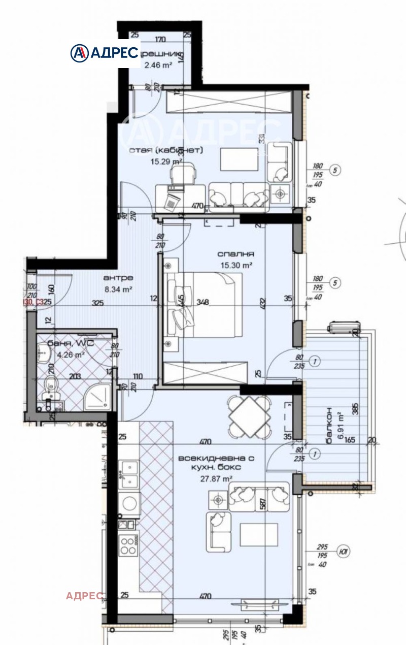 For Sale  2 bedroom Varna , Mladost 1 , 114 sq.m | 23240713