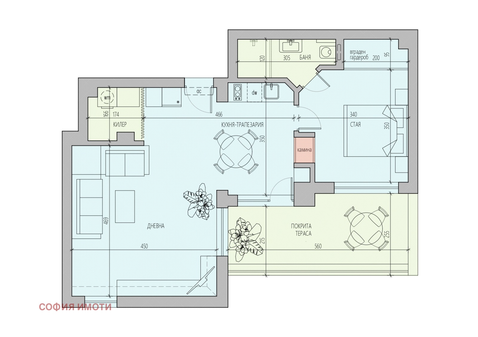 Продава 2-СТАЕН, гр. София, Център, снимка 5 - Апартаменти - 55910540