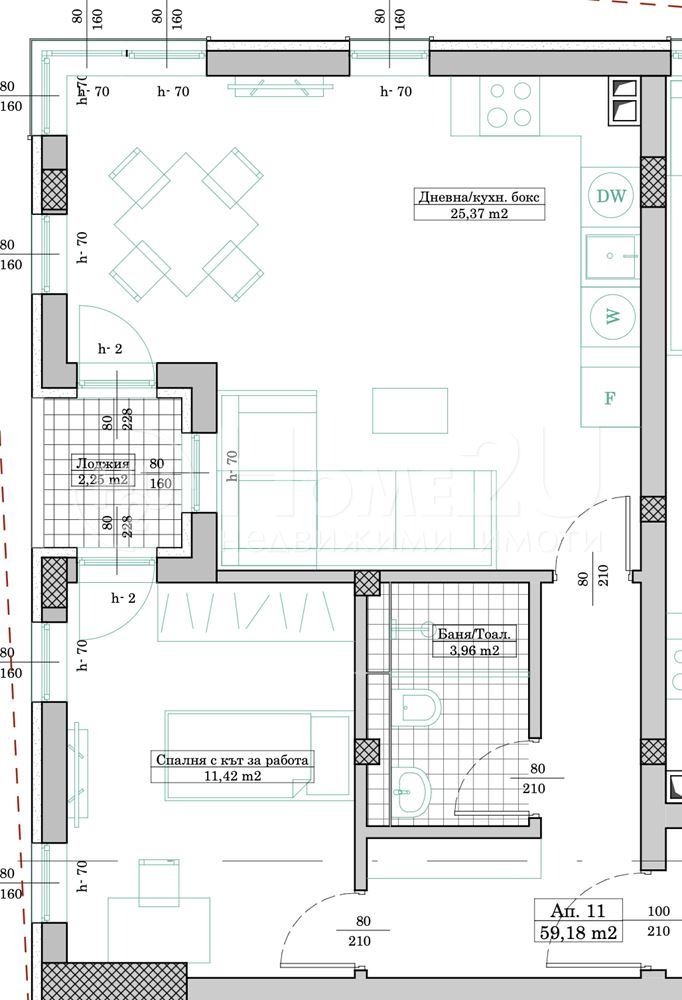 Продаја  1 спаваћа соба Варна , Кајсиева градина , 67 м2 | 75986546 - слика [4]