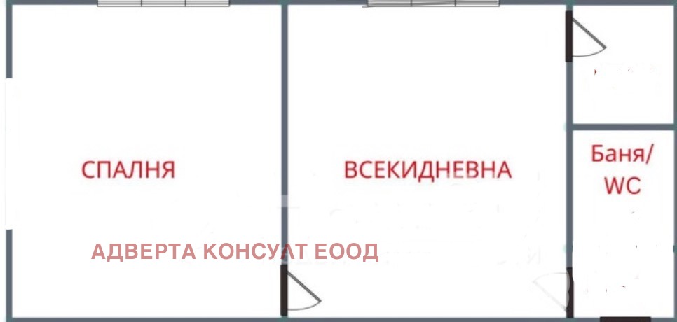 Продава 1-СТАЕН, гр. София, Мусагеница