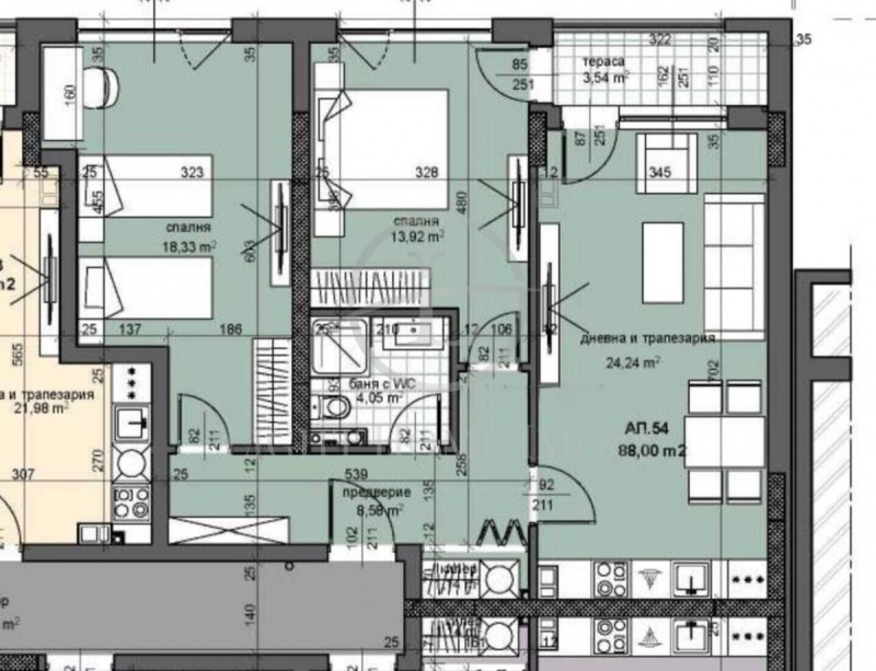 Na prodej  2 ložnice Plovdiv , Trakija , 102 m2 | 31588389