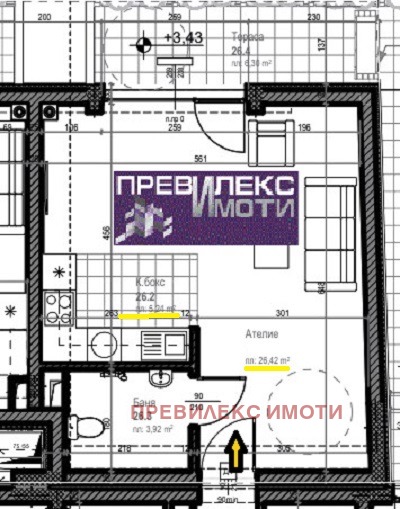 Till salu  Studio Plovdiv , Karsjijaka , 60 kvm | 63481354