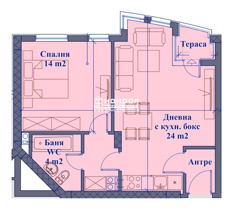 Satılık  1 yatak odası Plovdiv , Hristo Smirnenski , 82 metrekare | 27739536 - görüntü [15]