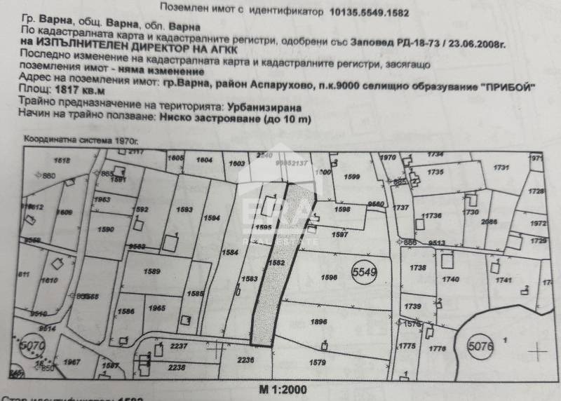 Продава ПАРЦЕЛ, гр. Варна, м-т Прибой