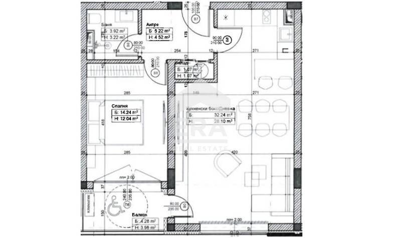 Продава 2-СТАЕН, гр. София, Обеля 2, снимка 2 - Апартаменти - 52373660