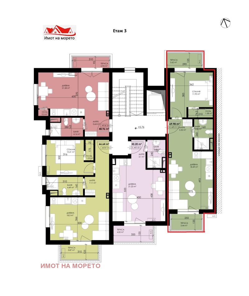 Продава 2-СТАЕН, гр. Созопол, област Бургас, снимка 3 - Апартаменти - 53521878