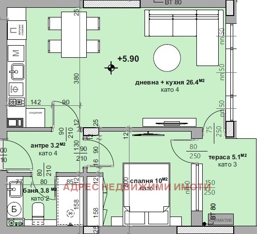 Продава 2-СТАЕН, гр. Стара Загора, Ремиза