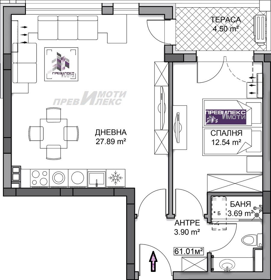 Продава 2-СТАЕН, гр. Пловдив, Кършияка