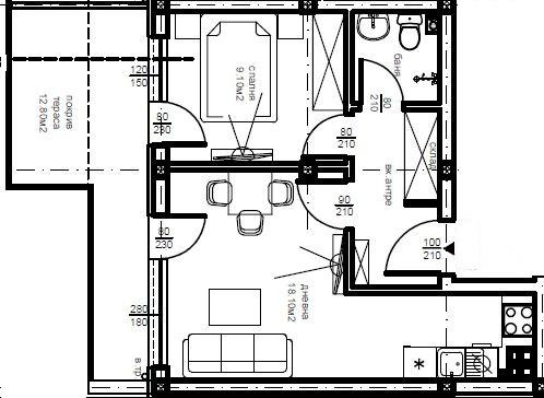 Zu verkaufen  1 Schlafzimmer Plowdiw , Kjutschuk Parisch , 65 qm | 19740142 - Bild [2]