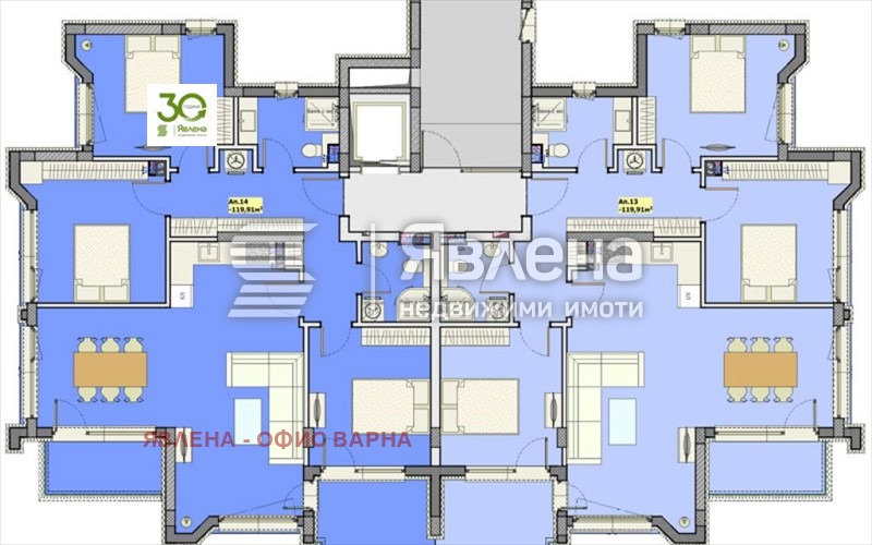 Продается  3 спальни Варна , к.к. Св.Св. Константин и Елена , 142 кв.м | 10632610 - изображение [8]