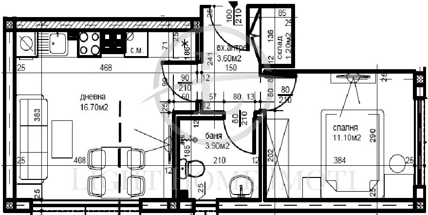 Продава 2-СТАЕН, гр. Пловдив, Прослав, снимка 4 - Апартаменти - 53967997