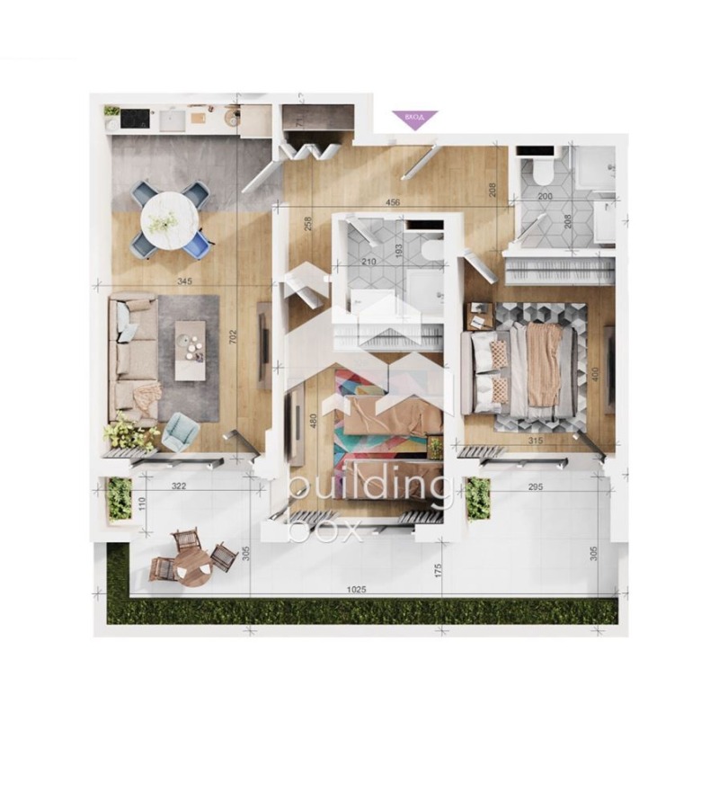 Продава 3-СТАЕН, гр. Пловдив, Тракия, снимка 9 - Апартаменти - 52703104