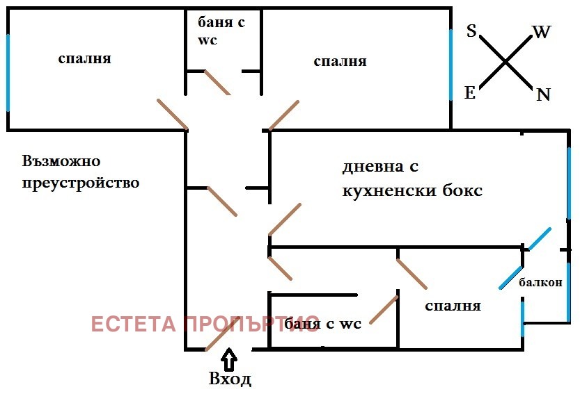 Продава 3-СТАЕН, гр. София, Център, снимка 2 - Апартаменти - 53722829