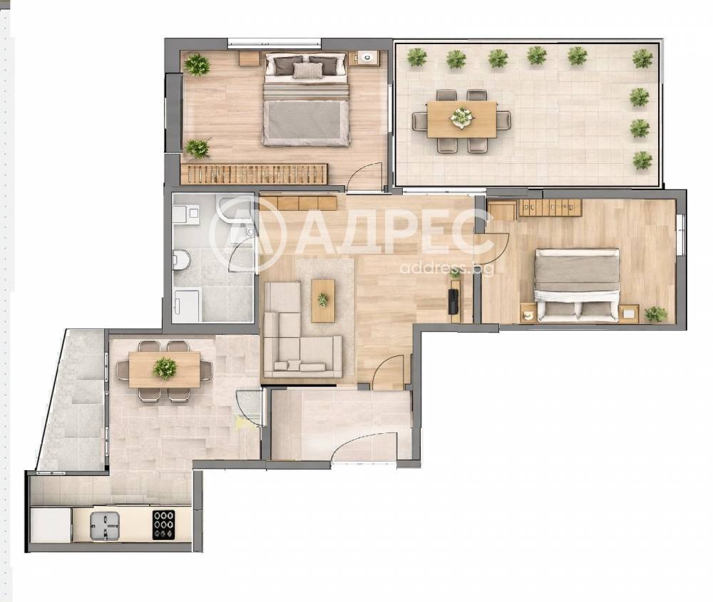 Продава 2-СТАЕН, гр. София, Стрелбище, снимка 5 - Апартаменти - 54025970