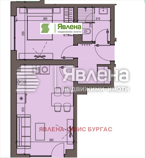 Продаја  1 спаваћа соба Бургас , Сарафово , 65 м2 | 72270504 - слика [4]