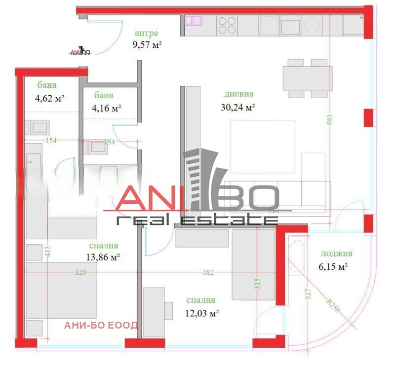 Продава 3-СТАЕН, гр. Варна, Трошево, снимка 12 - Апартаменти - 52205830
