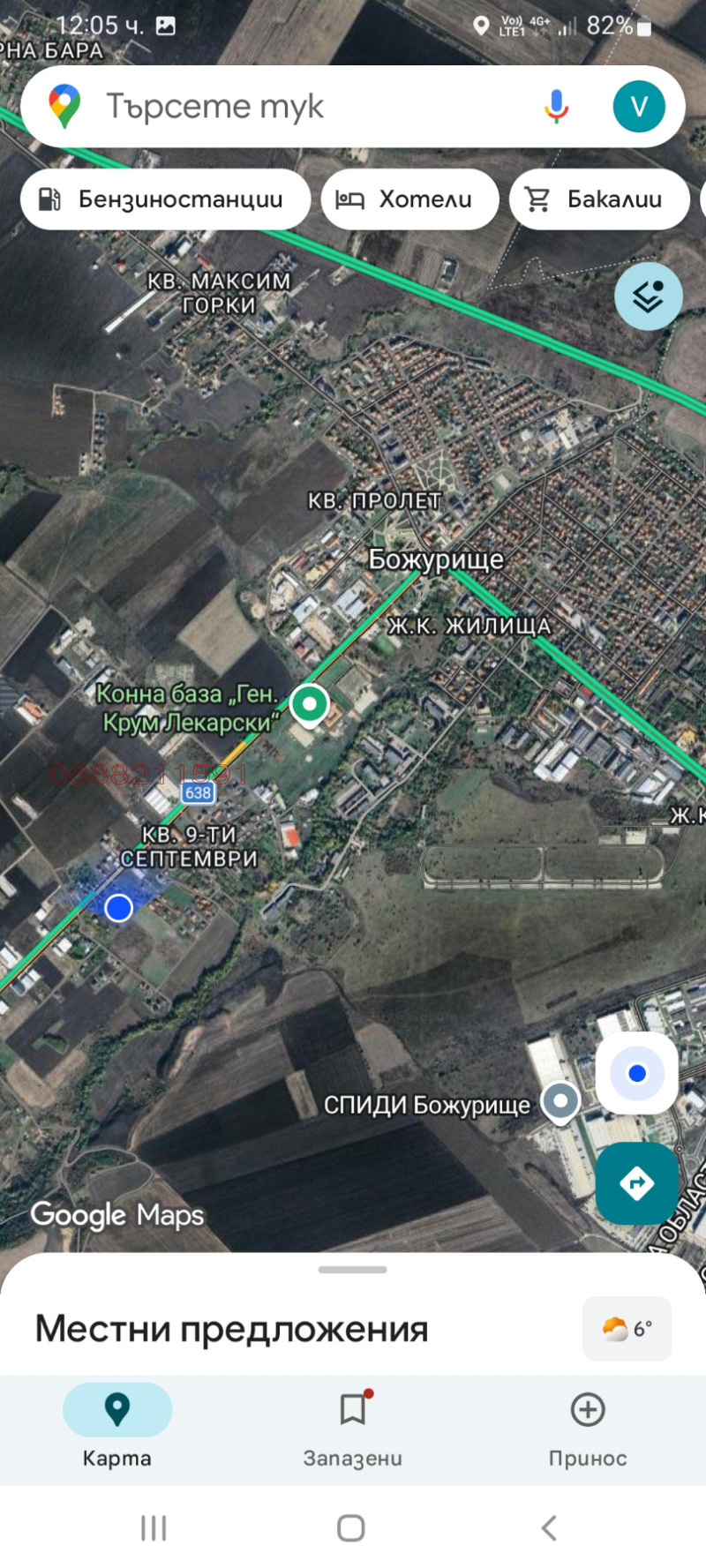 Продава ПАРЦЕЛ, гр. Божурище, област София област, снимка 6 - Парцели - 53587736