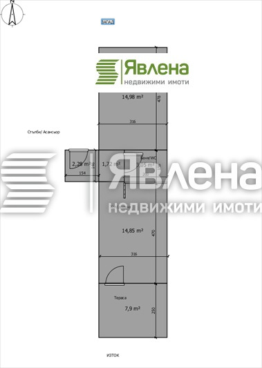 Продава 2-СТАЕН, гр. София, Зона Б-5, снимка 12 - Aпартаменти - 49263299